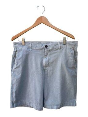 Goodfellow & Co 9" Flat Front Linden Light Green Shorts Sz 34